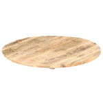 ZNTS Table Top Solid Mango Wood Round 15-16 mm 70 cm 286002