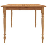 Batavia Table 150x90x75 cm Solid Wood Teak 319165