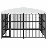Outdoor Dog Kennel with Roof 300x300x210 cm 170895