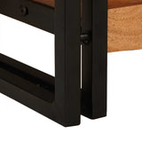Console Tables 2 pcs Brown 200 x 33 x 75 cm Solid Acacia wood 3324227