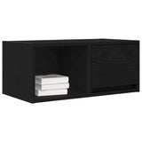 TV Cabinets 2 pcs Black Oak 60x31x25.5 cm Engineered Wood 861439