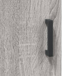 Highboard Grey Sonoma 69.5x34x180 cm Engineered Wood 3190027
