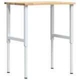 Workbench 80x60x cm Solid Wood Oak 3309716