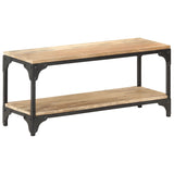 ZNTS Coffee Table 90x30x40 cm Solid Mango Wood 320258