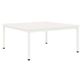 Coffee Table White 100 x 100 x 45 cm Solid Pine Wood 892770