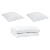Summer Duvet with Pillow 3 pcs White Microfibre 3377316