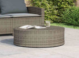 Outdoor Coffee Table Grey 68 x 30 cm Poly Rattan 42026920