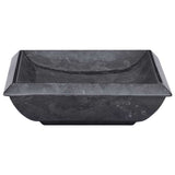 Sink Black 50x35x10 cm Marble 149163