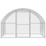 Outdoor Chicken Coop 3x16x2 m Galvanised Steel 3095469