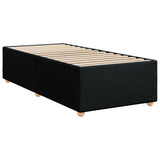 Bed Frame without Mattress Black 90x190 cm Single Fabric 3284696