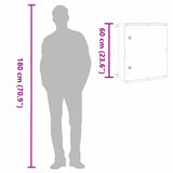 Control Cabinet Grey 57 x 23 x 60 cm ABS Plastic 4106517