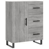 Highboard Grey Sonoma 69.5x34x180 cm Engineered Wood 3189475