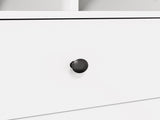 Desk with Drawer with Shelf with Storage 2 pcs White 3337345