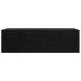 Wall Cabinet 2 pcs 120 x 36.5 x 35 cm Engineered Wood Black Oak 3445760