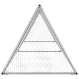 Chicken Cage Silver 400x105x91 cm Galvanised Steel 172558
