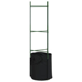 Tomato Cages with Plant Bags 4 pcs 116 cm Steel and PP 3281484
