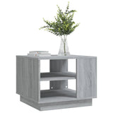 Coffee Table Grey Sonoma 55x55x43 cm Engineered Wood 813087