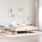 Bed Frame with Drawers without Mattress 180x200 cm Super King 3301954