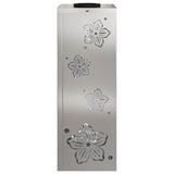 Solar LED Pathway Light 2 pcs Silver Stainless Steel 879741