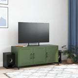 TV Cabinet Olive Green 100.5x39x43.5 cm Steel 846648
