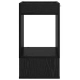 End Table 2 pcs Black Oak 30 x 30 x 56 cm Engineered Wood 890931