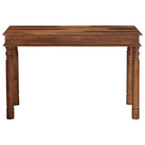 ZNTS Dining Table 120x60x77 cm Solid Wood Acacia 4102366