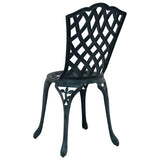 Garden Chair 2 pcs Green 39 x 40 x 87cm Aluminium 42002397