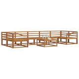 Outdoor Sofa Set 8 pcs Natural Solid Acacia Wood 3367347