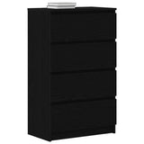 Sideboard Black Oak 60x35x98.5 cm Engineered Wood 861992