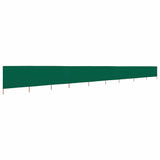 9-panel Wind Screen Fabric 1200x120 cm Green 47193