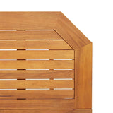 Bistro Table 90x50x75 cm Solid Acacia Wood 44039