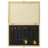 12 Pieces Indexable Turning Tool Set 16x16 mm 100 mm 146719
