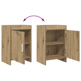Bedside Tables 2 pcs Artisan Oak 40 x 30 x 60 cm 8011026