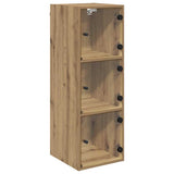 Wall Cabinet Artisan Oak 35 x 37 x 102 cm Engineered Wood 882908