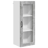 Wall Glass Cabinet PORTO Concrete Grey 40 x 31 x 100 cm 885448