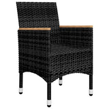 Garden Dining Set Black, Cream White 3095863