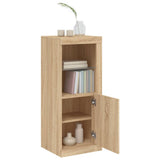 Sideboard with LED Lights Sonoma Oak 41x37x100 cm 836646