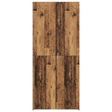 Highboard 2 pcs Old Wood 80 x 42 x 185 cm 3365594