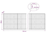 Gabion with 3.5 mm Wire and 10x10 cm Mesh 700x30x150 cm 3463232