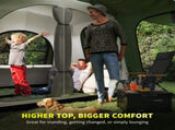 4 Man Tunnel Tent, Family Camping Tent with Porch, Bedroom and Living Area, Sewn in Groundsheet, T3398P349072