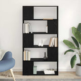 TV Cabinet Set Black 80 x 24 x 156 cm Engineered Wood 875205