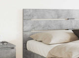 Headboard Concrete Grey Engineered Wood 887540