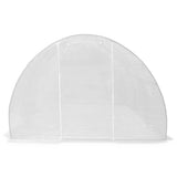 Greenhouse White PE mesh fabric, galvanised steel 13.5m 45750
