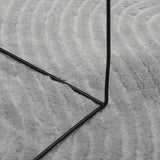 Rug IZA Short Pile Scandinavian Look Grey 200 cm 375461