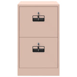 File Cabinet Geometric Pink 44 x 50 x 74.5 cm Cold-Rolled Steel 891593