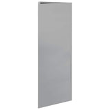 Garden Planter Triangular 30x26x75 cm Galvanized Steel 851153