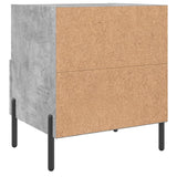 Bedside Cabinets 2 pcs Concrete Grey 40x35x47.5 cm Engineered Wood 827461