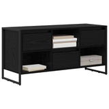 TV Cabinet Black Oak 100 x 36 x 49.5 cm Engineered Wood 886504