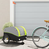 Bike Trailer Black and Green 45 kg Iron 94151