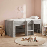 Kids'High Bed Frame 2 pcs Grey Sonoma 163 x 101.1 x 68.5 cm 3422576
